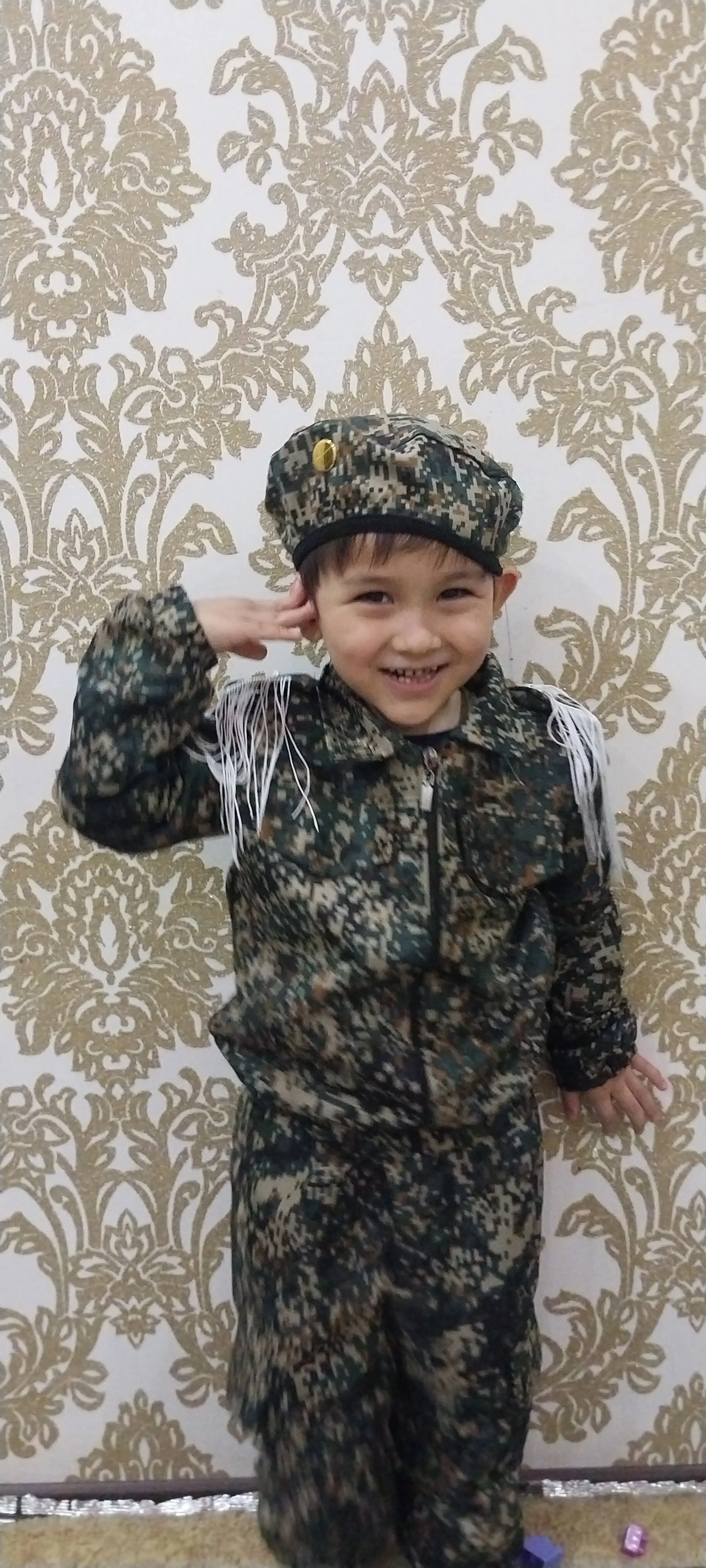 Военный камуфляжный костюм для детей