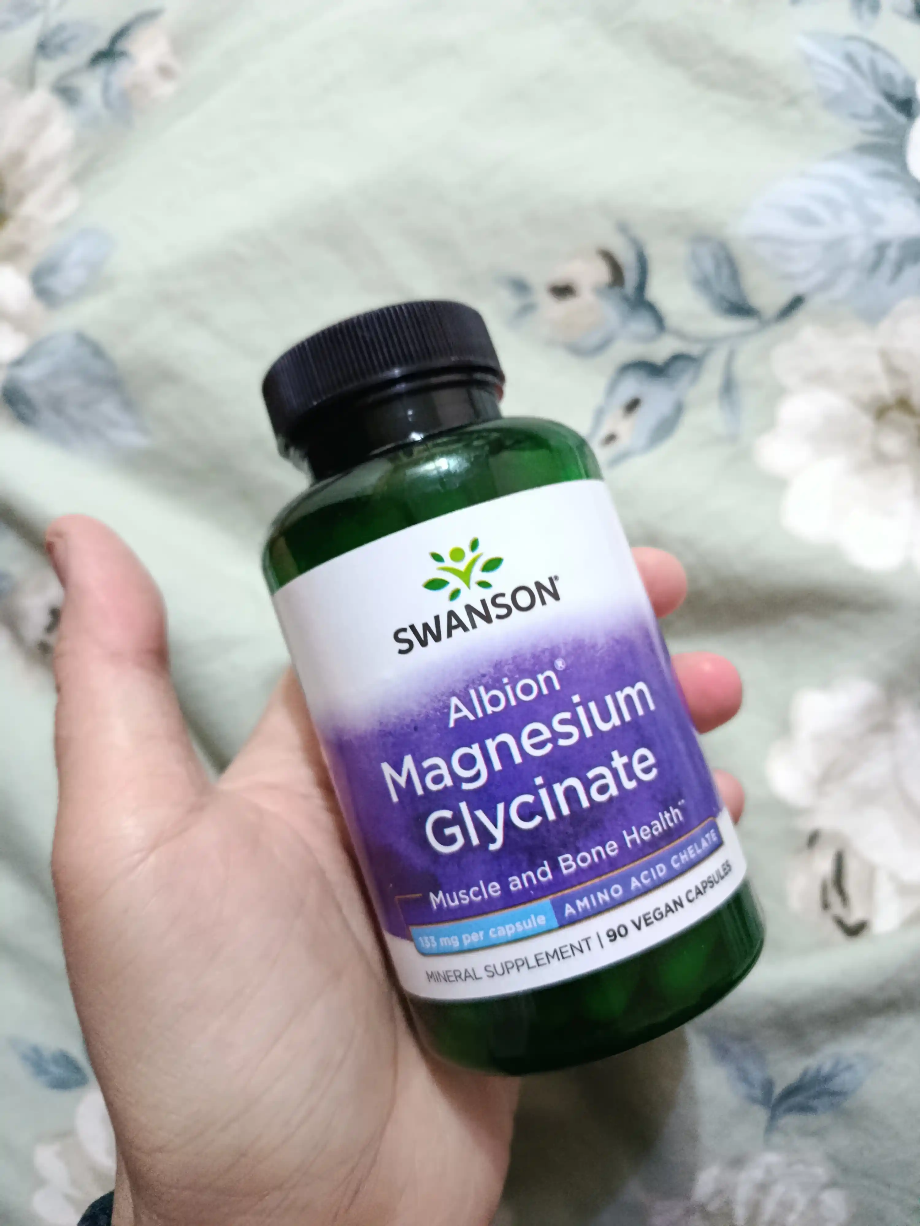 Swanson Magniy Glitsinat (Albion), 90 kapsula