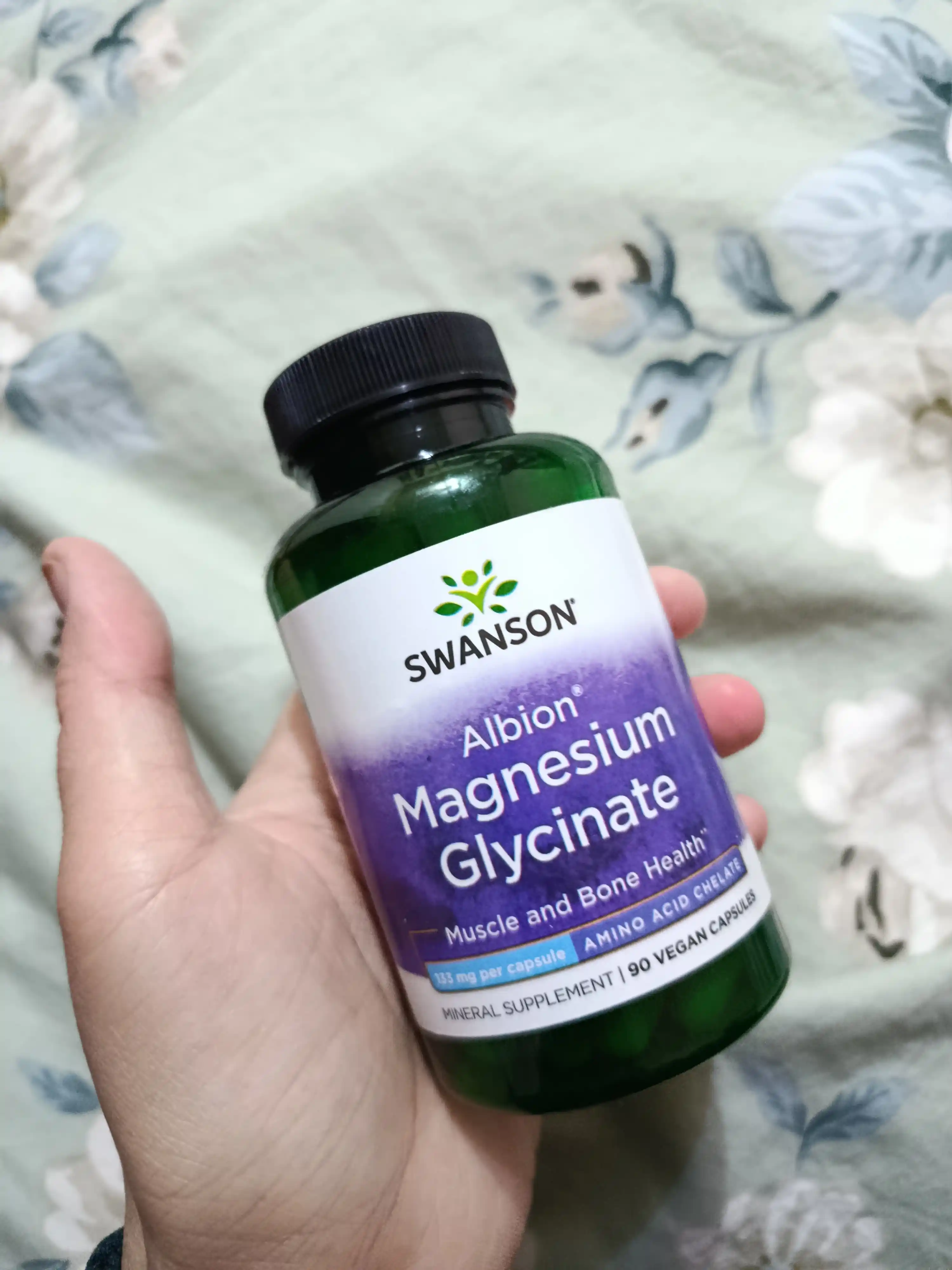 Swanson Magniy Glitsinat (Albion), 90 kapsula