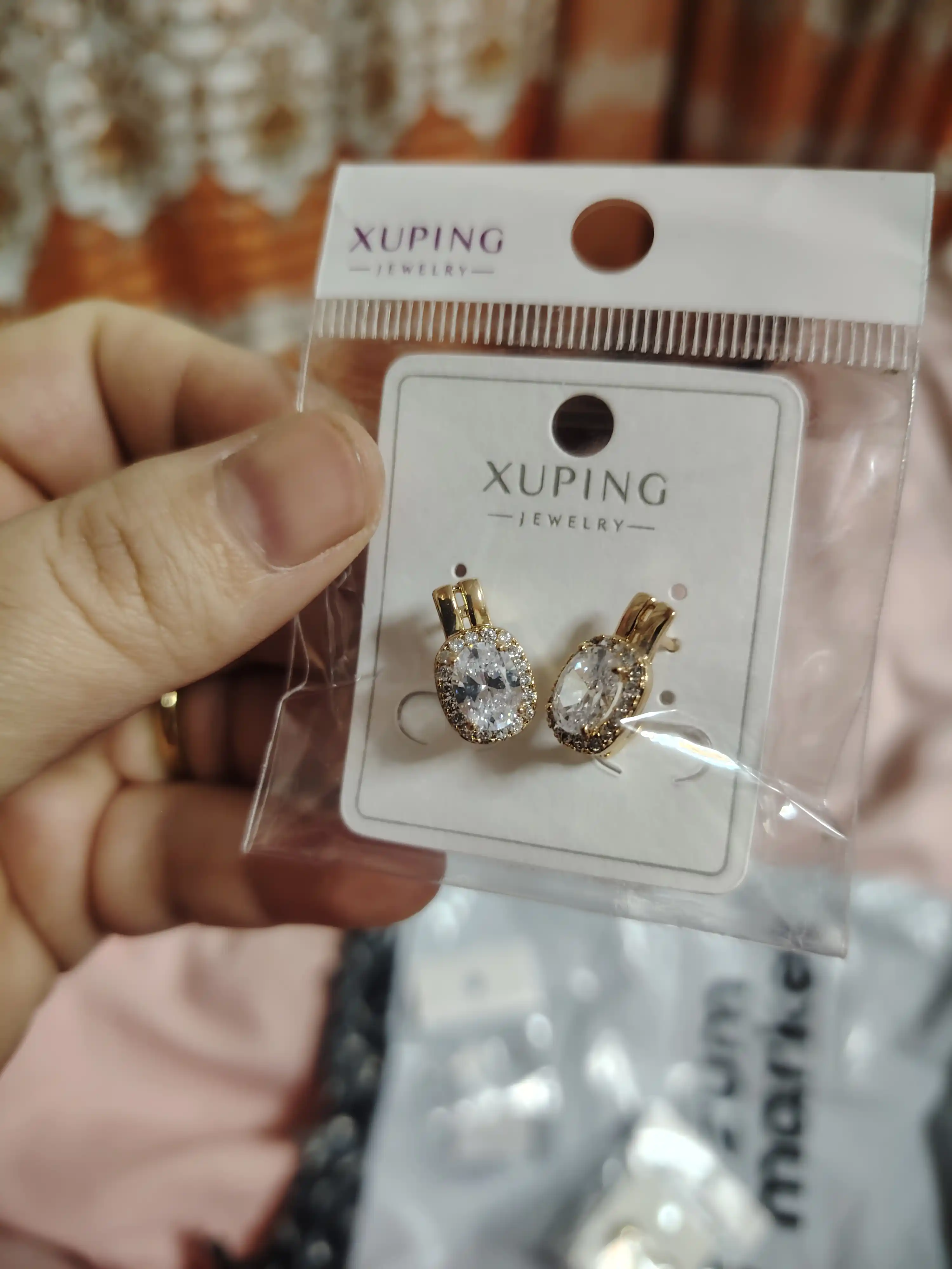 Женские серьги золотого цвета, бренд Xuping