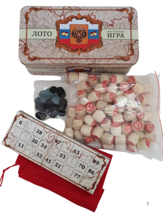 "Loto” klassik stol o‘yini, metall qutida - 