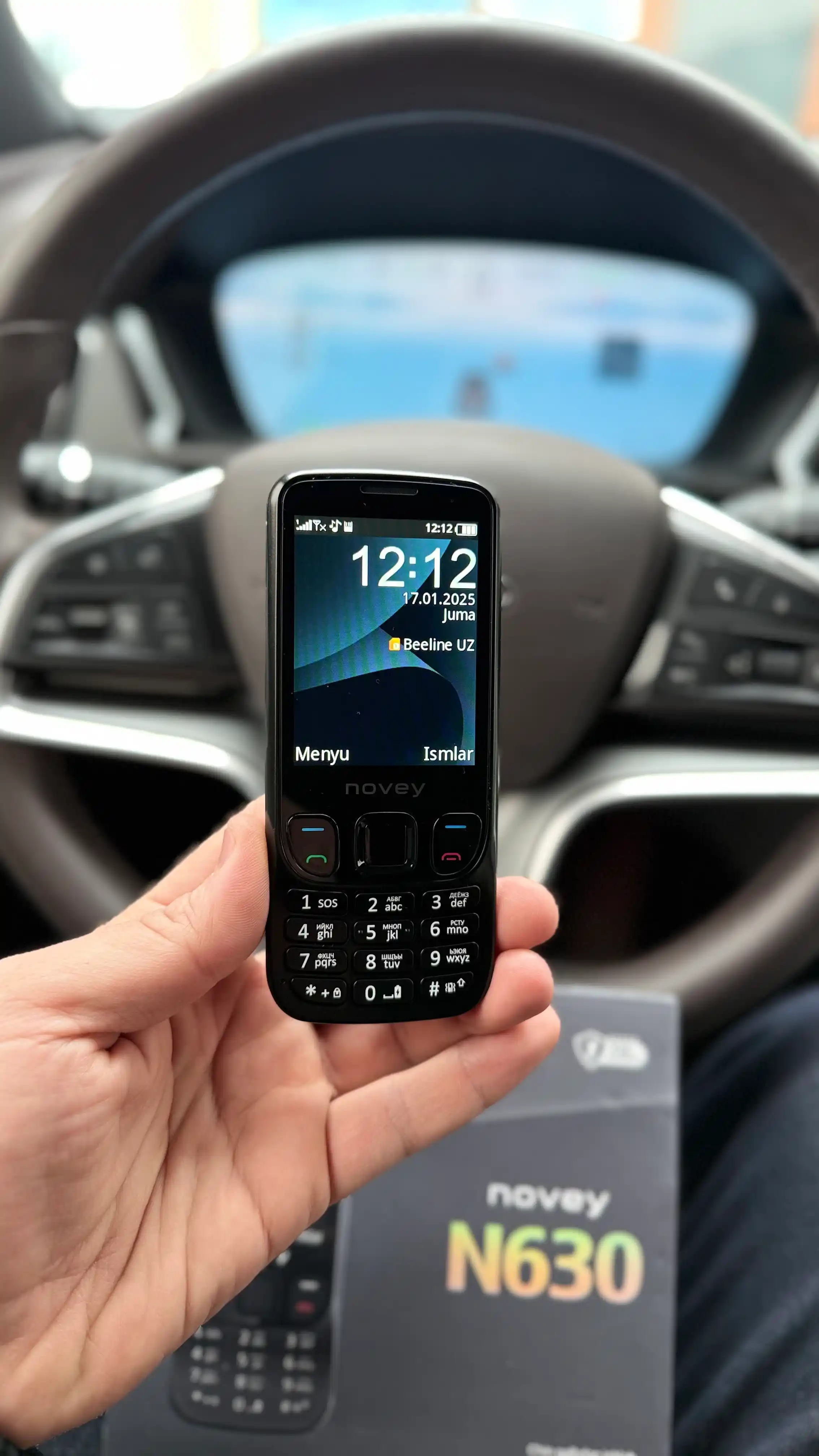 Novey N630 mobil telefon, metall, IPS displey, kamera, Dual SIM