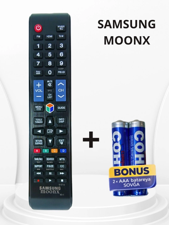 Пульт Samsung Moonx для телевизора с ИК сигналом, универсальный, кнопочный - 