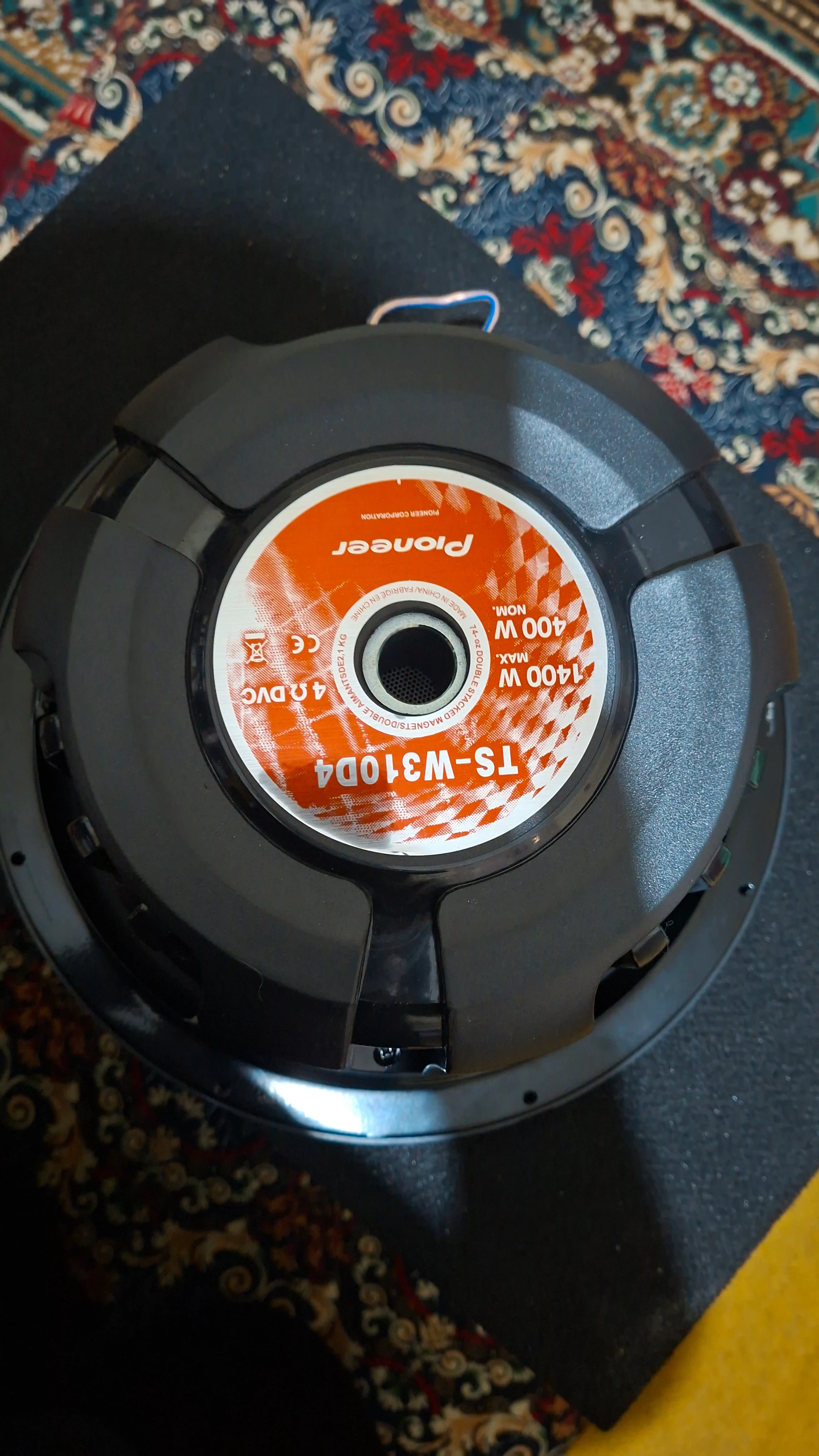 Сабвуфер Pioneer TS-W310D4 Champion Series 30 см, 1400 Вт, двойной 4 Ом (2/8 Ом)