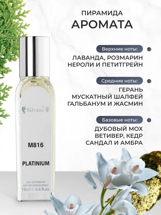 Parfyumlangan suv Chanel Egoiste Platinum, Silvana №816, 50 ml