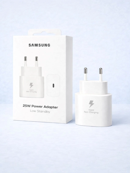 Samsung 25W Type-С zaryadchik, adapter Fast Charging - Tezkor zaryadlash