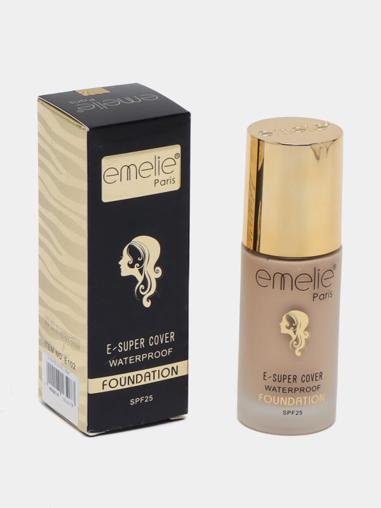 Emelie Paris SPF 25 tonal kremi, tabiiy formula, qoplama va himoyani ta’minlaydi - 