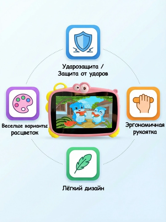 Обучающий планшет нового поколения7.0-дюймовый экран4+64 ГБ памятиAndroid 13