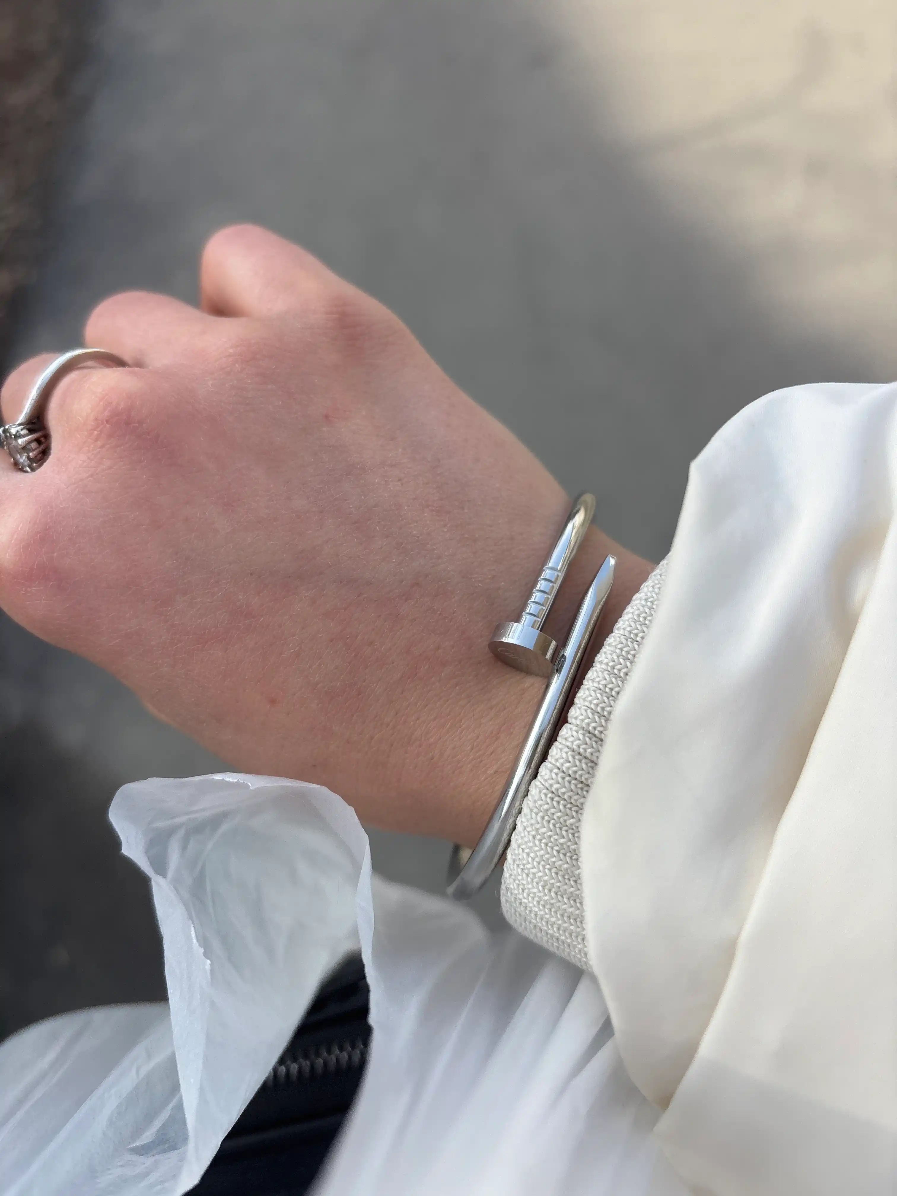 Набор браслетов "Гвоздь" Cartier, украшения на руку, женский комплект, бижутерия