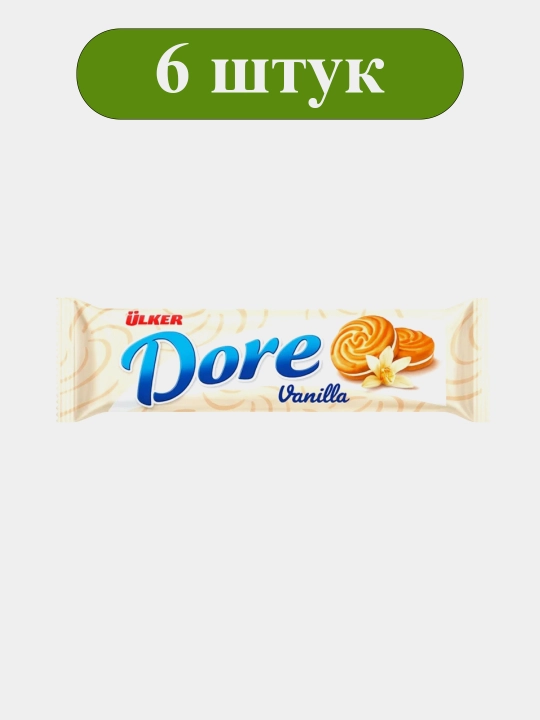 Сэндвич-печенье Dore Vanilla, 73 г, 6 шт - 