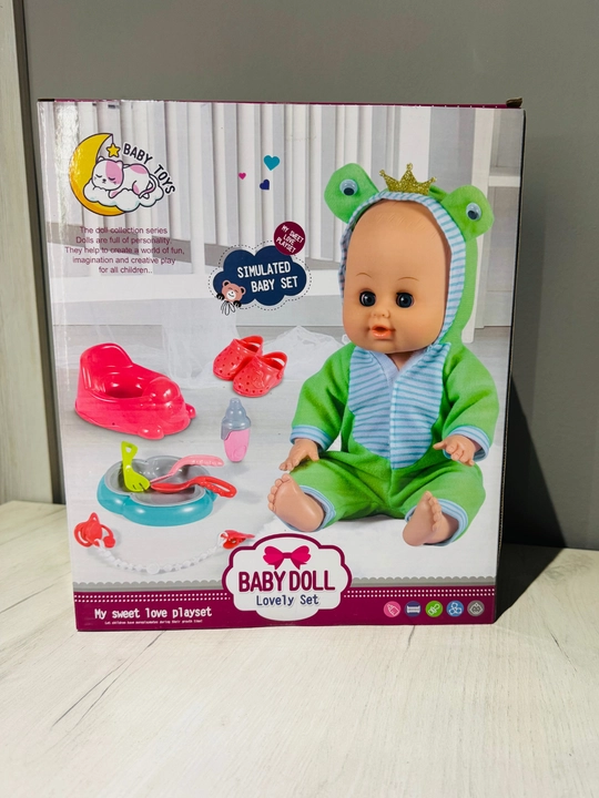 Baby Doll Lovely Set qo‘g‘irchoq to‘plami, aksessuarlar bilan