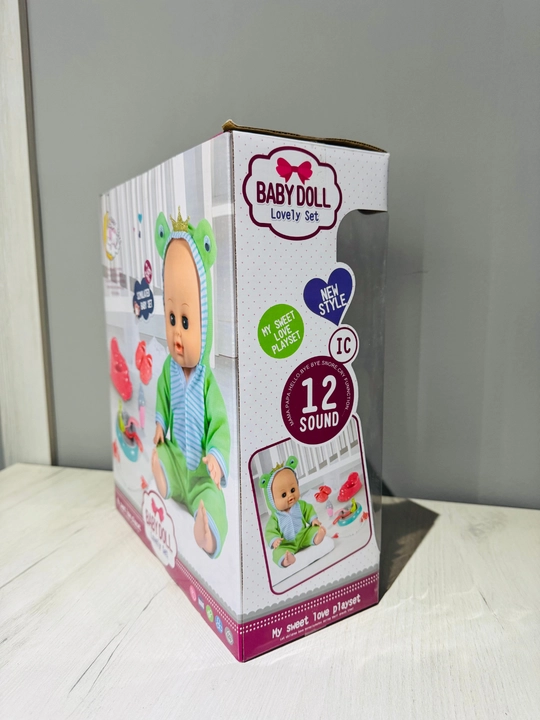 Baby Doll Lovely Set qo‘g‘irchoq to‘plami, aksessuarlar bilan