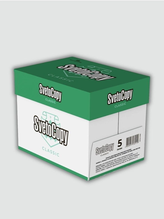 Офисная бумага SvetoCopy A4 80 г/м², 500 листов, белая