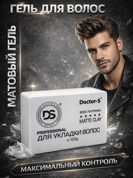 Воск для волос Doctor-S® Professional Matte Clay - 