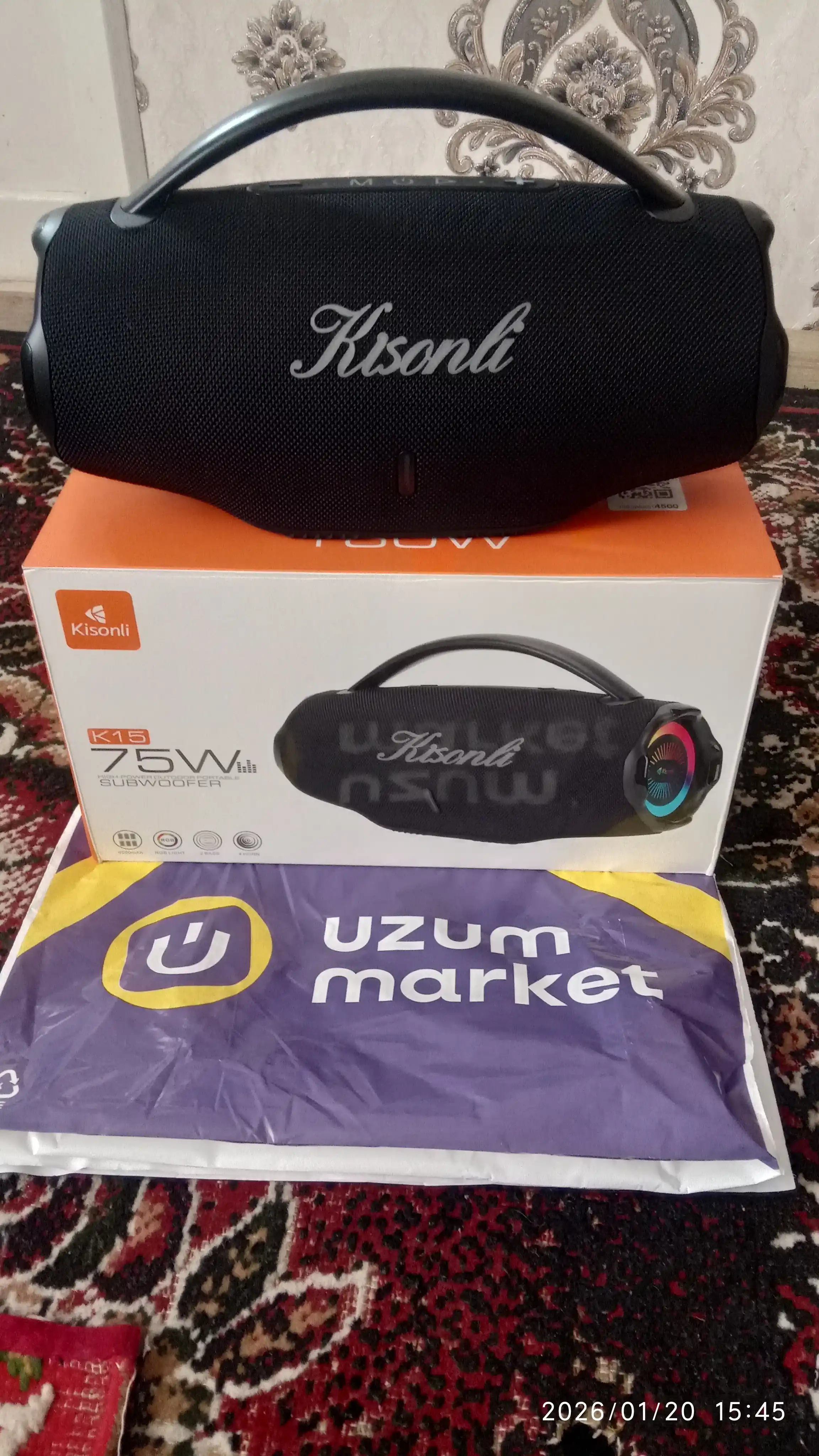 Колонка Kisonli K15 Bluetooth 5.3