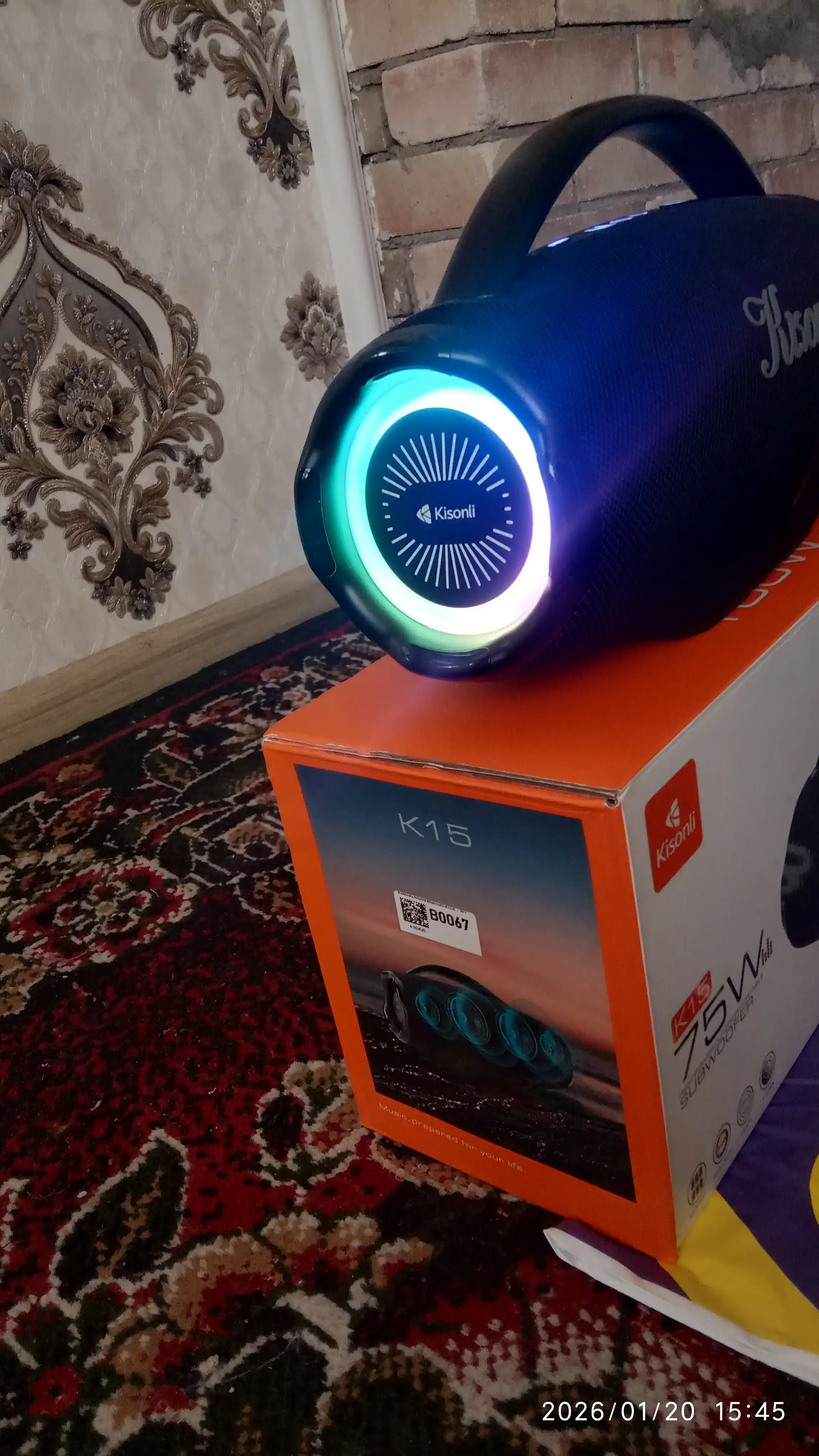 Колонка Kisonli K15 Bluetooth 5.3