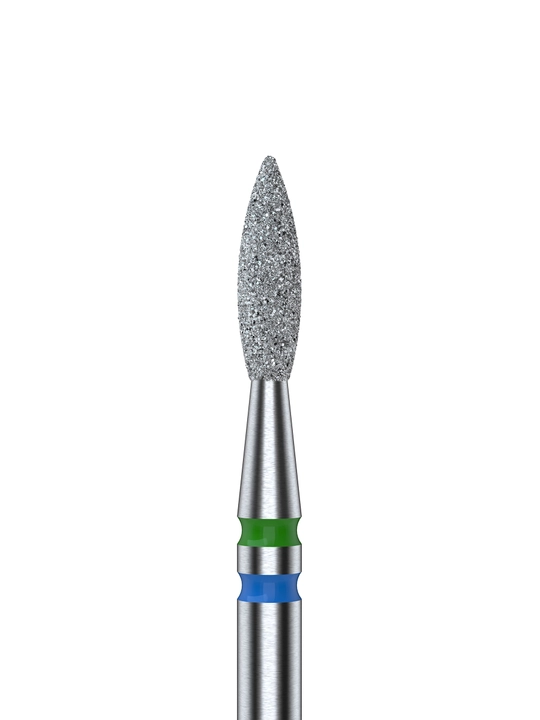 DUO dural zamonaviy ko'k-yashil fayl, diametri 2.1 mm / ish qismi 8 mm