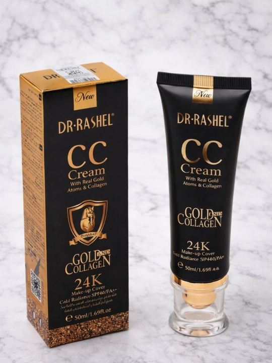 Dr. Rachel CC Cream  золотистый коллаген выравнивает цвет кожи и придает ей естественность - 