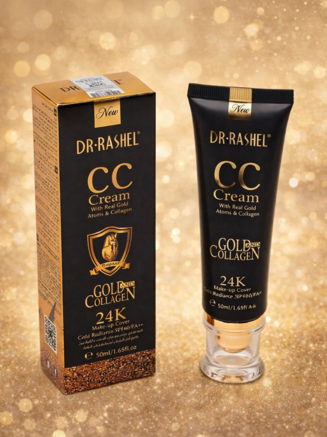 Dr. Rachel CC Cream  золотистый коллаген выравнивает цвет кожи и придает ей естественность
