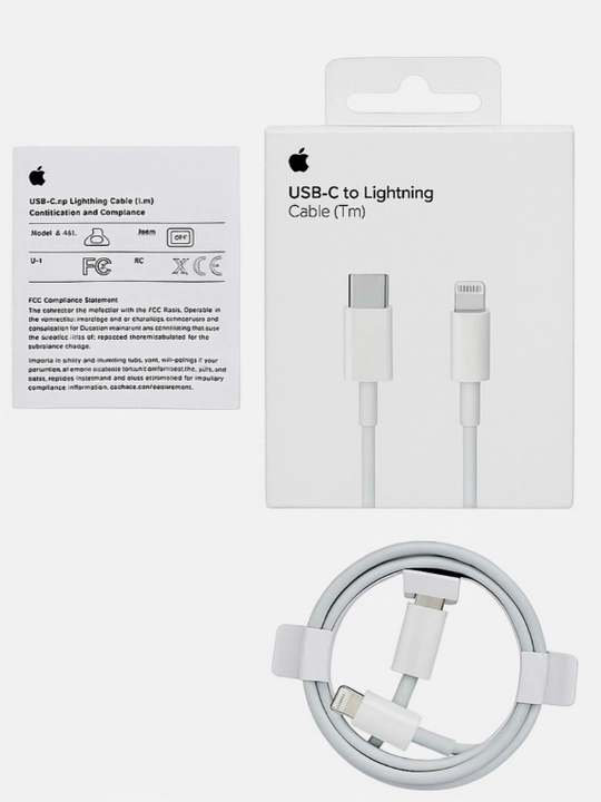 Кабель USB-C - Lightning для iPhone, зарядный кабель для iPhone X, 11, 12, 13 и 14