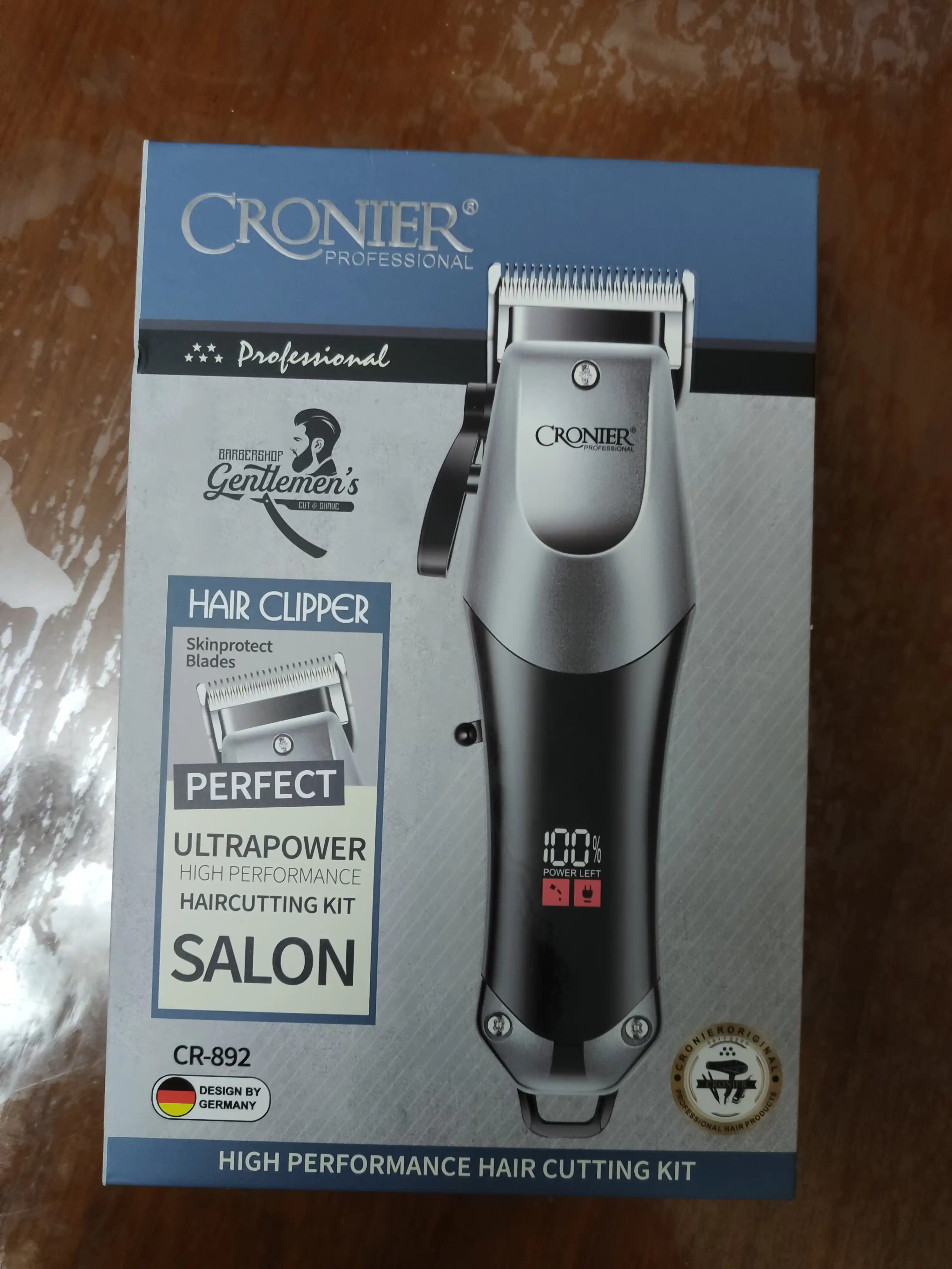 Soch va soqol kesish va okantovka uchun simsiz "CRONIER professional CR-892" mashinasi