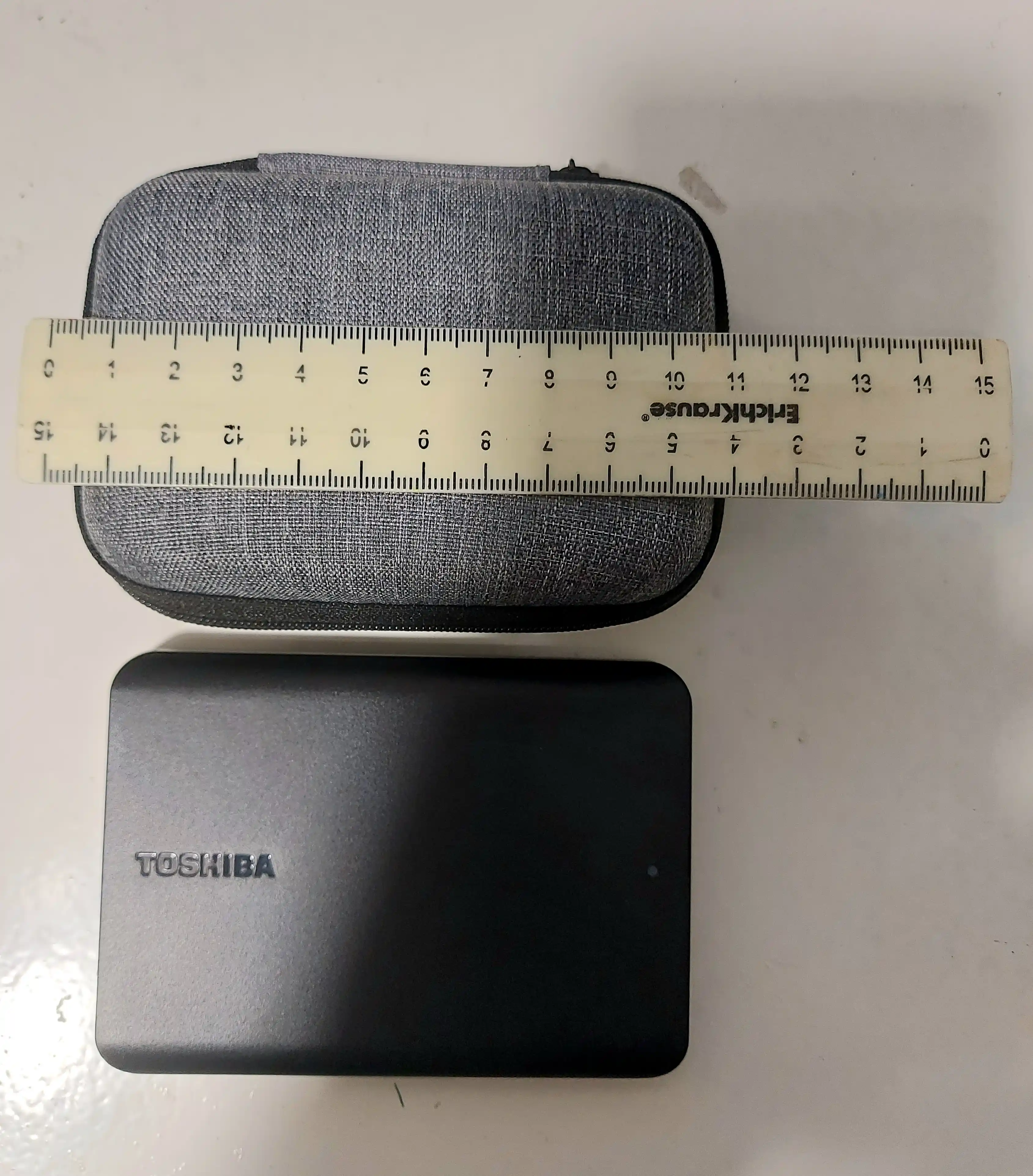 Saqlash uchun sumkasi, qattiq disk uchun, fermuarli