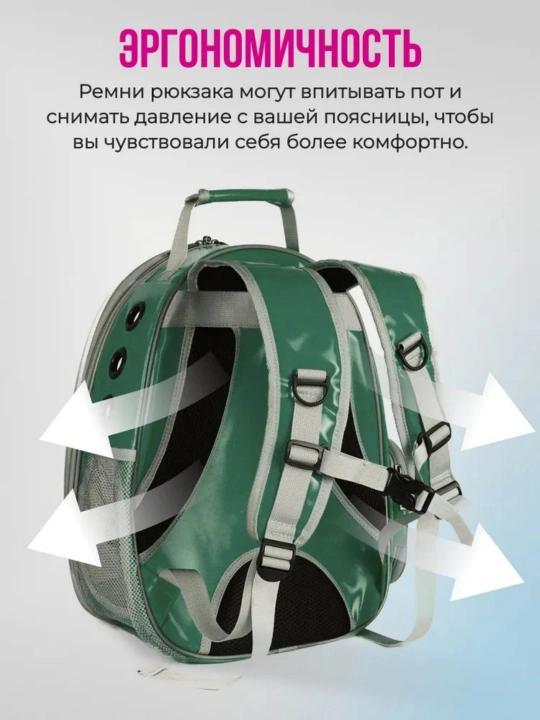 Рюкзак для кошки-собаки, кошачий рюкзак с осветителем, с окном