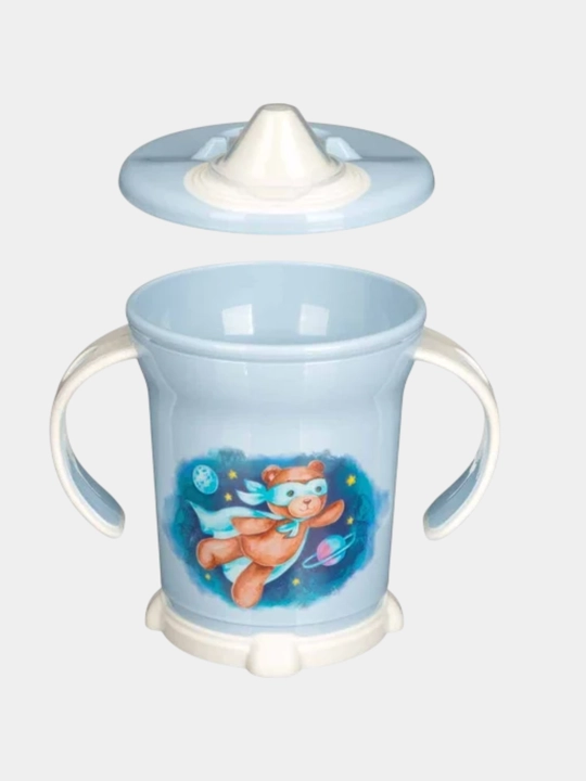 Детский поильник с ручками и мягким носиком, 270 мл, BPA Free