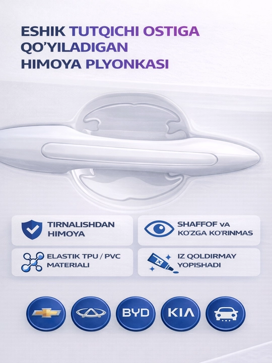 Avtomobil eshik dastagi osti uchun himoya plyonkasi