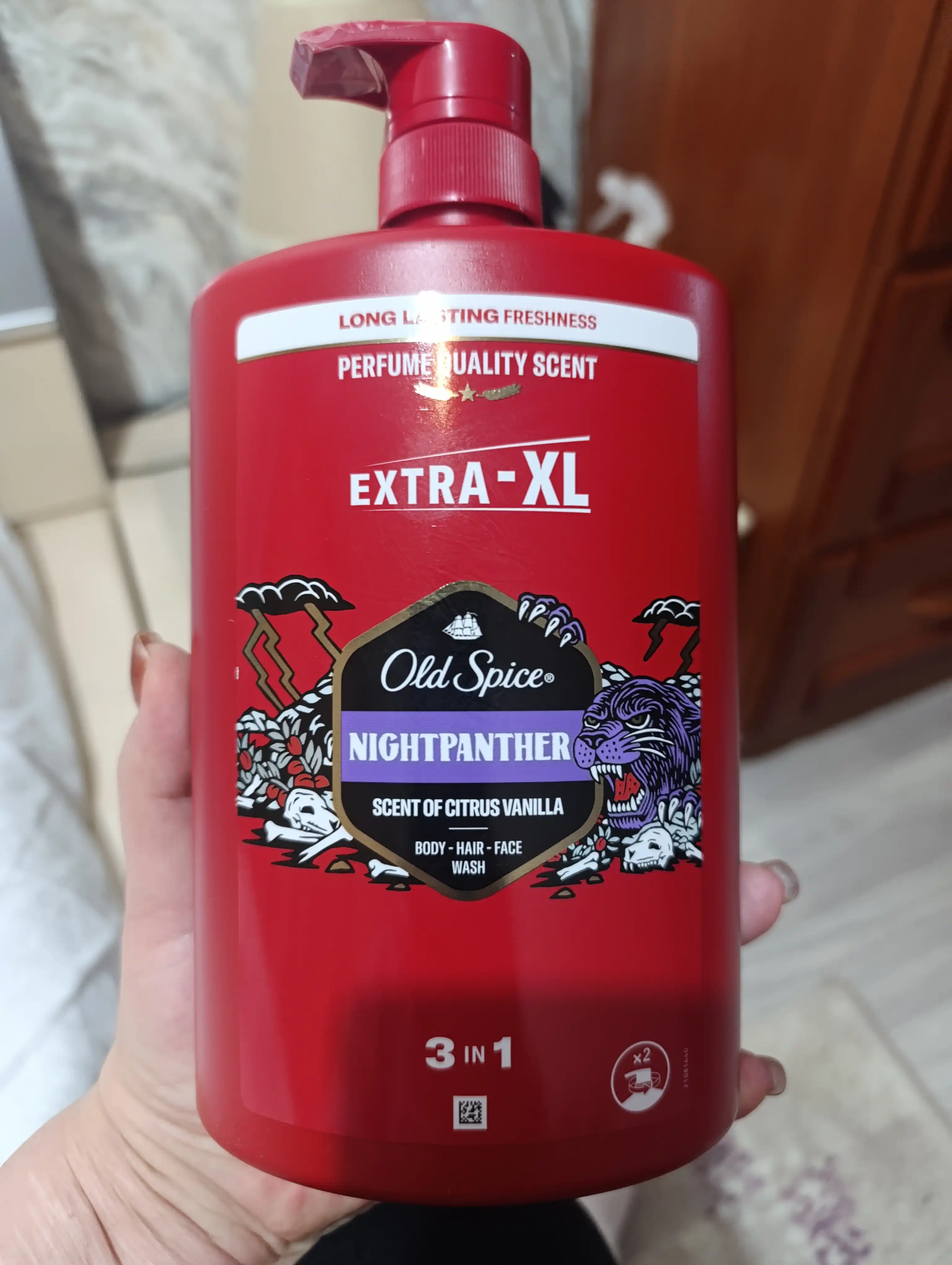Old Spice гель для душа 3в1 Nightpanther, 1л