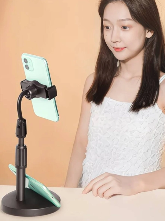 360° aylanishga ega universal stol usti telefon ushlagichi