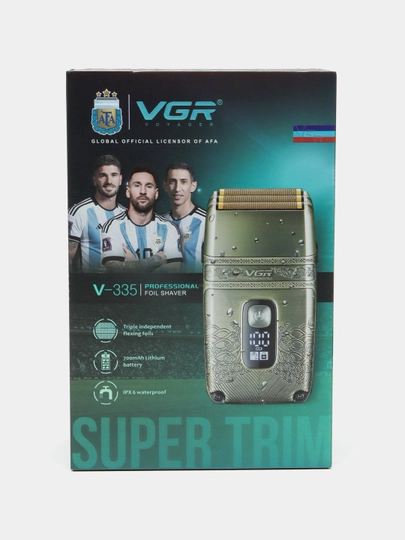 Мужская портативная электрическая бритвенная машина VGR — NURBEAU-NURBEA004-БАГРОВ