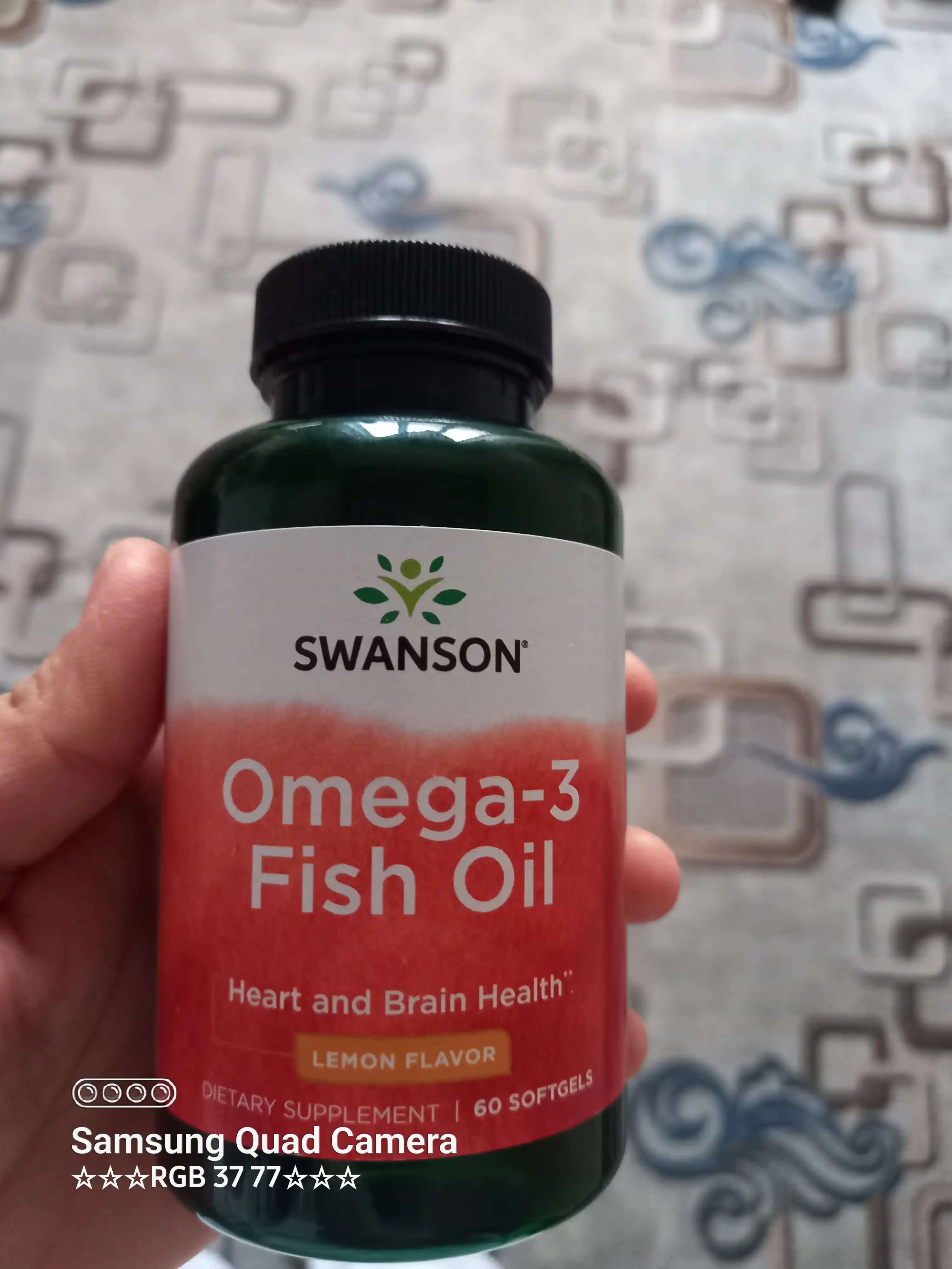 Swanson Omega-3 limon ta'mli 1000 mg