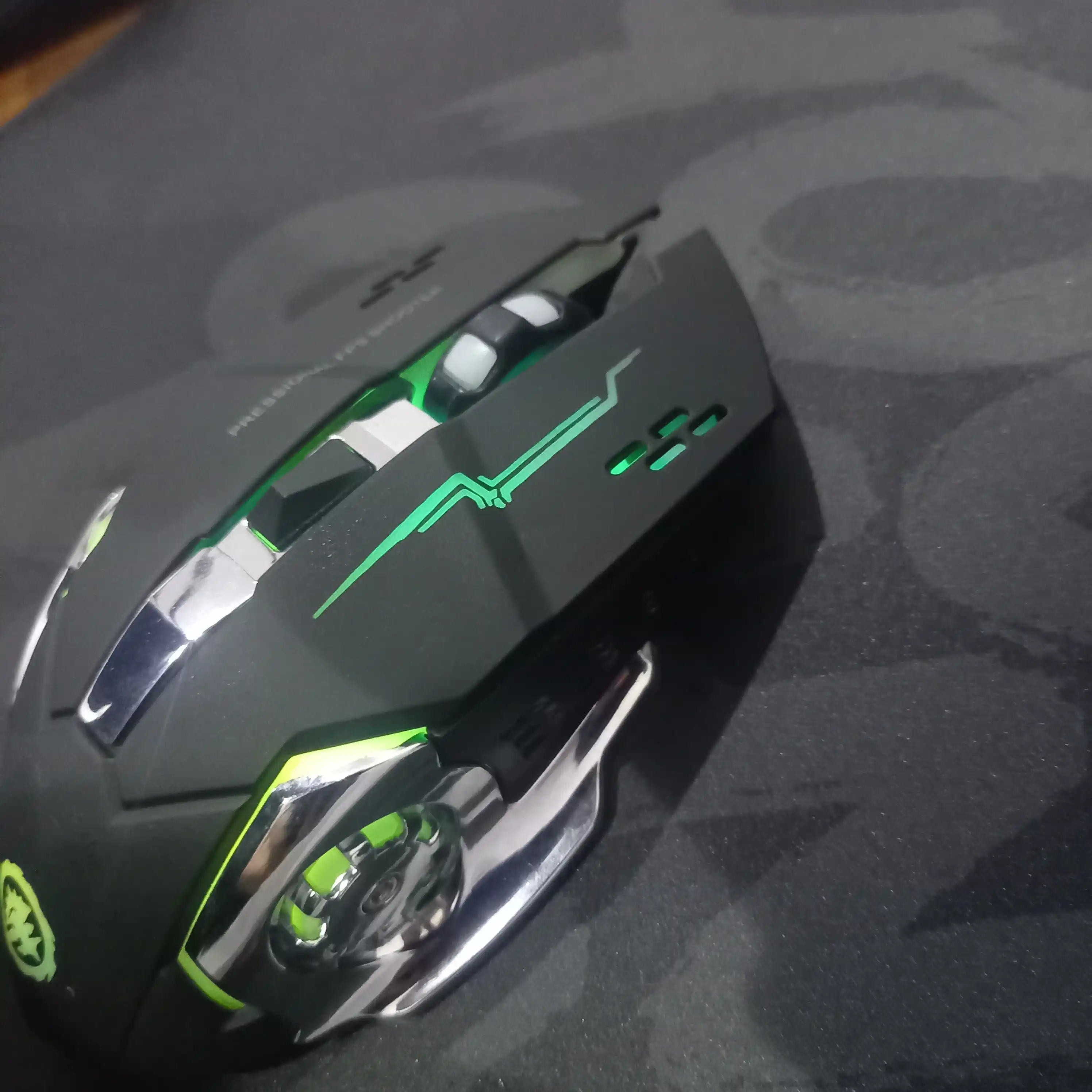 Shovqinsiz, Simsiz o‘yin sichqoncha, iMICE 5 xil model, DPI 12800, RGB, tugmalar 8 tagacha