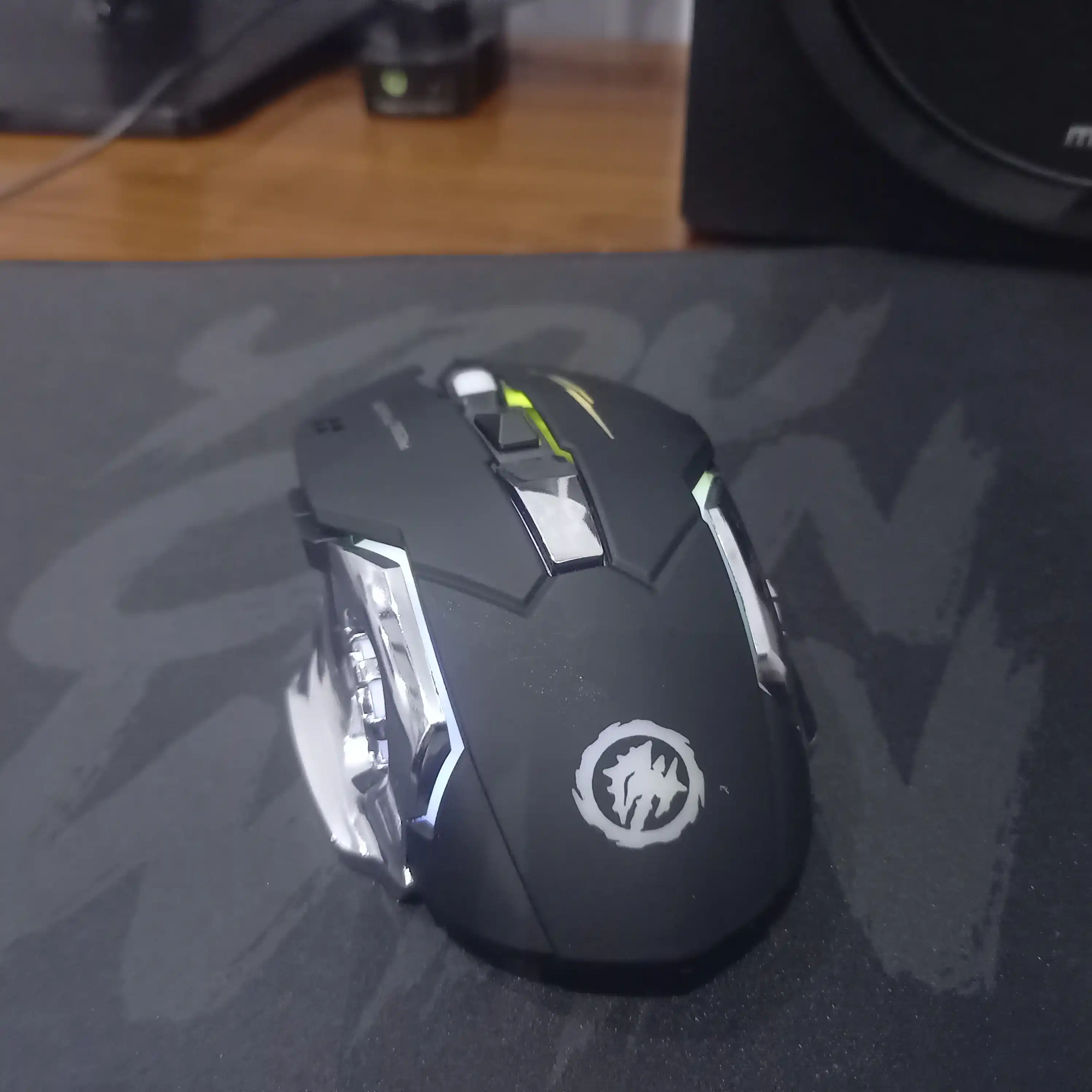 Shovqinsiz, Simsiz o‘yin sichqoncha, iMICE 5 xil model, DPI 12800, RGB, tugmalar 8 tagacha