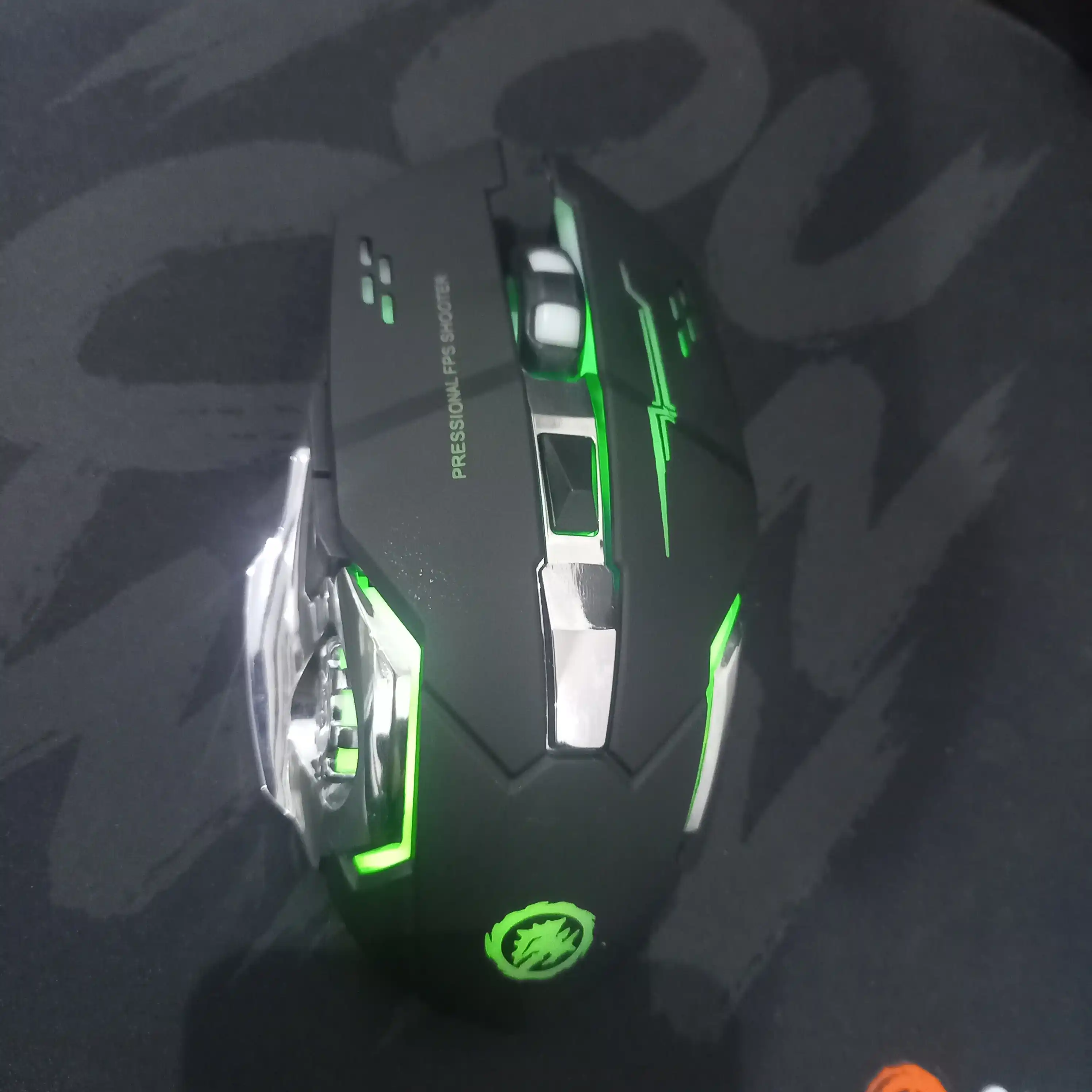 Shovqinsiz, Simsiz o‘yin sichqoncha, iMICE 5 xil model, DPI 12800, RGB, tugmalar 8 tagacha