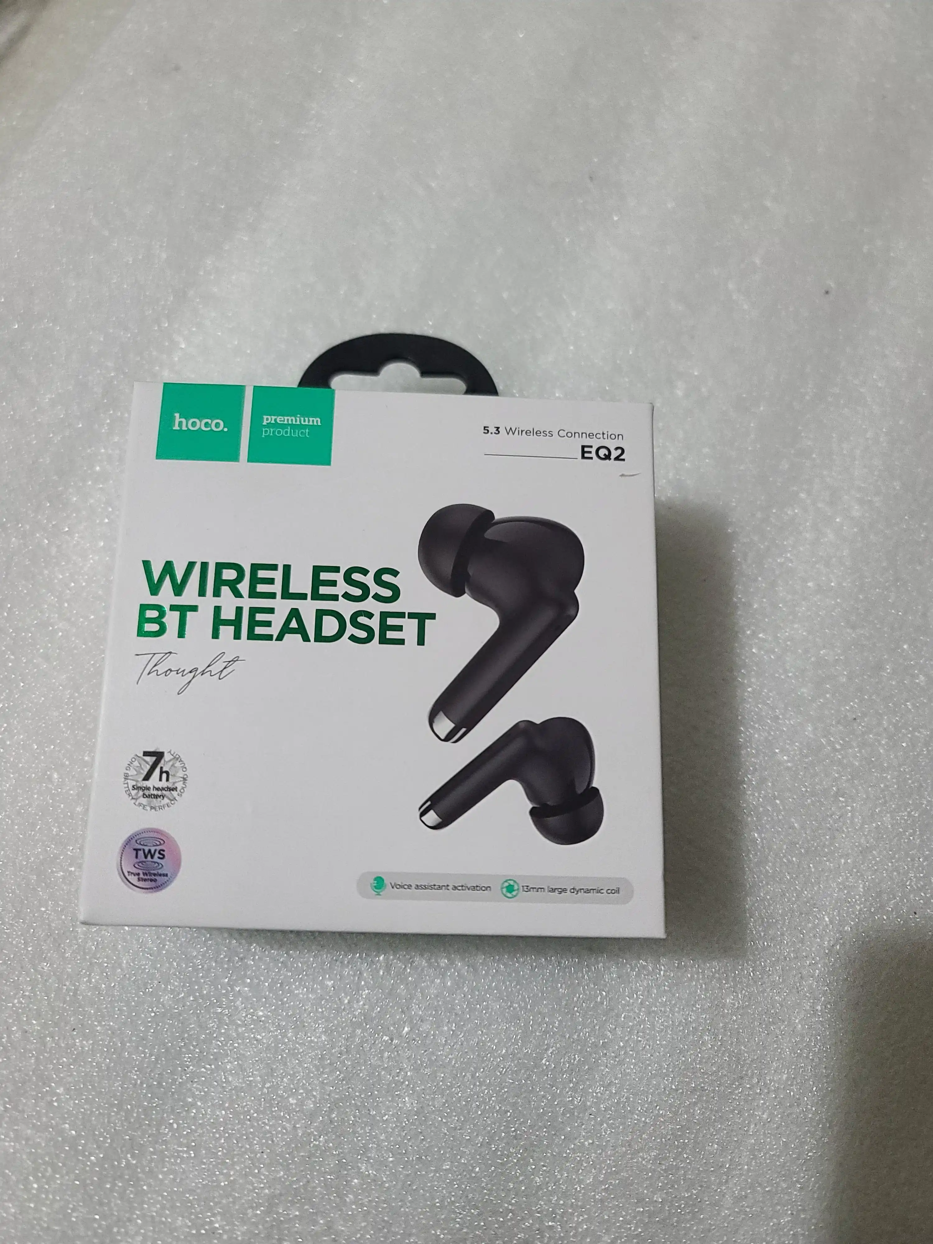 Simsiz quloqchin Hoco EQ2 Thought, True Wireless Bluetooth 5.3, 320 mA/soat