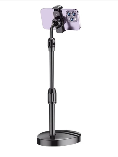 360° aylanishga ega universal stol usti telefon ushlagichi