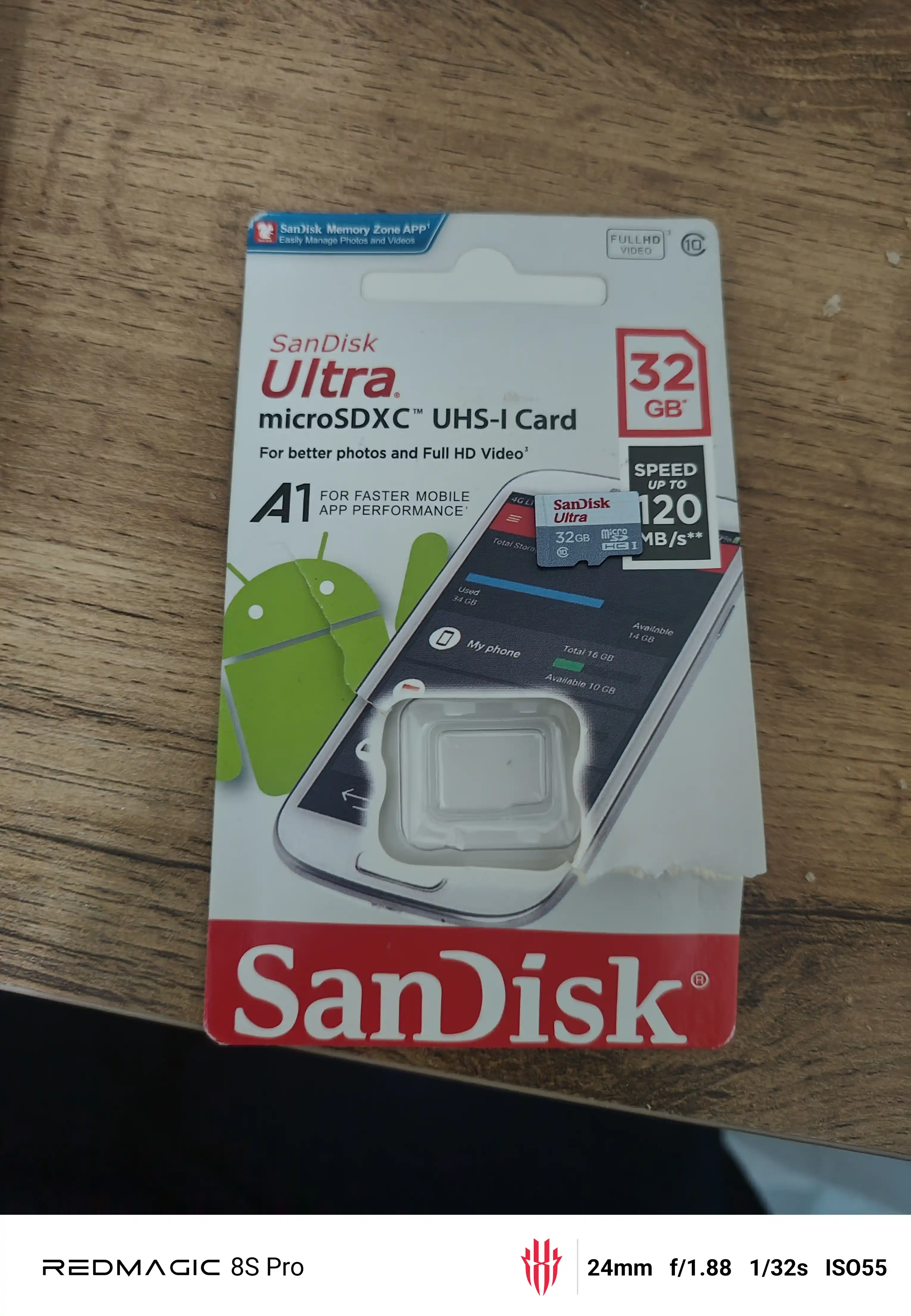Флешка Sandisk 32 ГБ, 64 ГБ, 128 ГБ, 256 ГБ, адаптер и для телефонов Redmi и Samsung