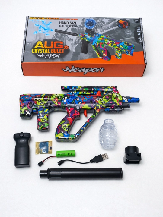 Автомат игрушечный AUG Assault Rifle, Режим стрельбы: автомат, работает на аккумуляторе