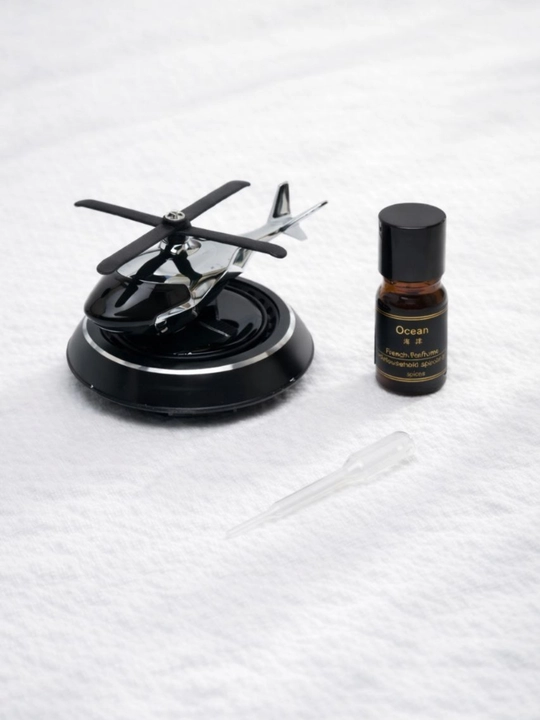Avtomobil uchun Quyosh Paneli bilan Vertolyot Ko‘rinishidagi Aroma Diffuzor - 