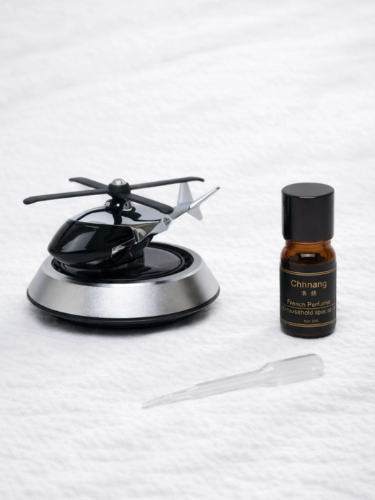 Avtomobil uchun Quyosh Paneli bilan Vertolyot Ko‘rinishidagi Aroma Diffuzor - 