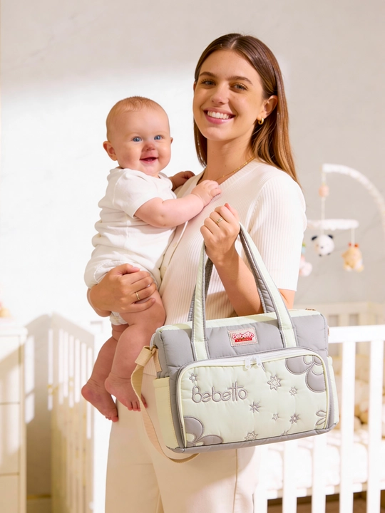 Сумка в роддом Bebetto, для мамы и ребенка, большая, до 20 кг, много отделений