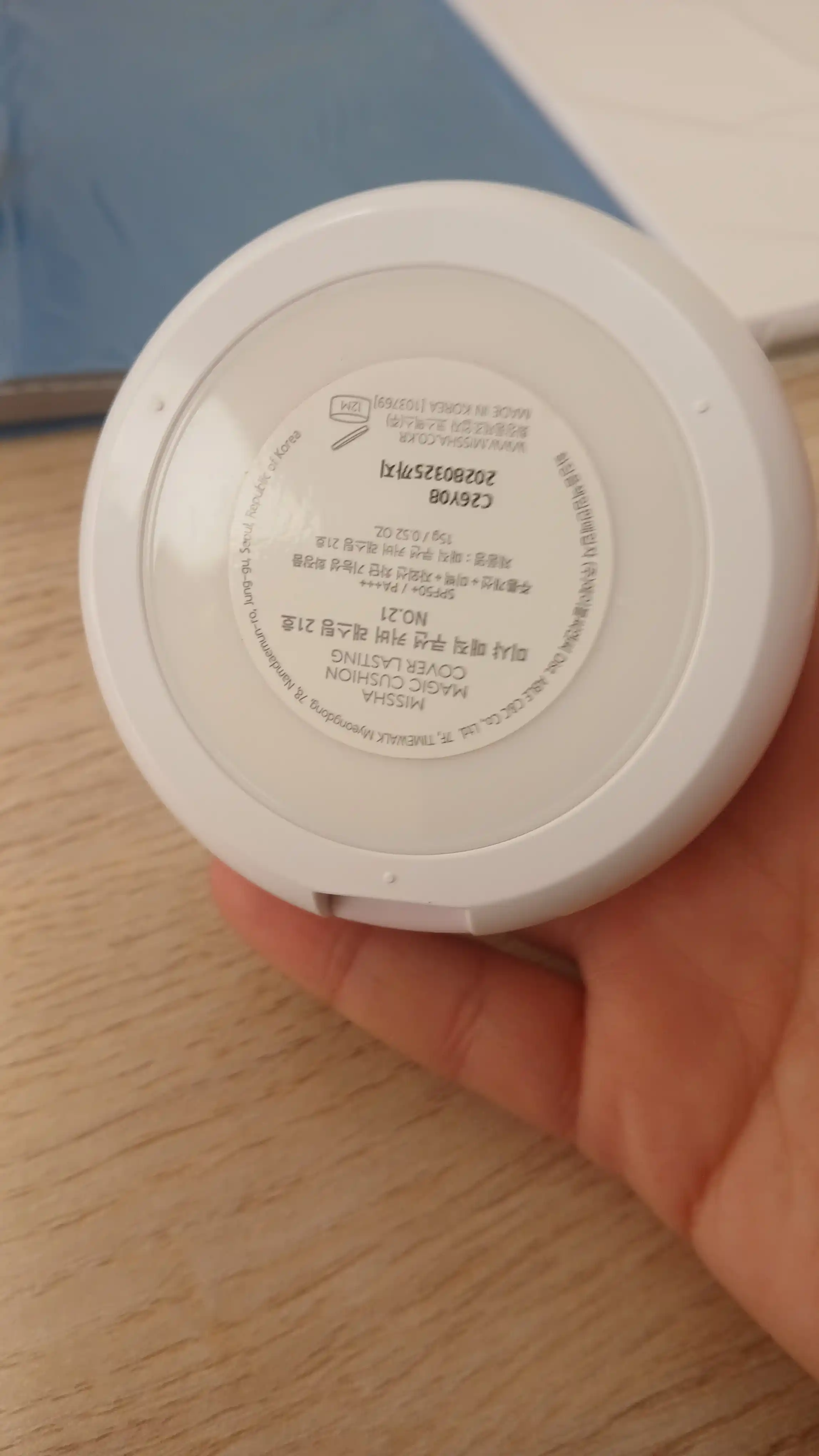 Tonal kushon SPF 50+ Magic Cushion, Missha