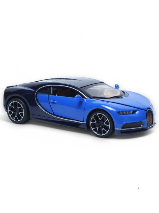 32501. BUGATTI CHIRON, коллекционный автомобиль, металлическая отделка, звук, свет,