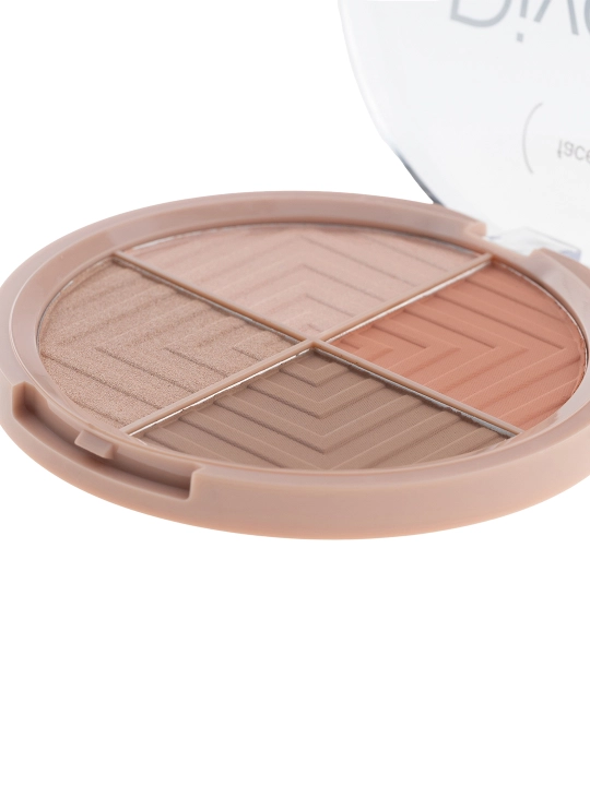 DIVAGE Палетка для лица Sculpt&Shine 12 г
