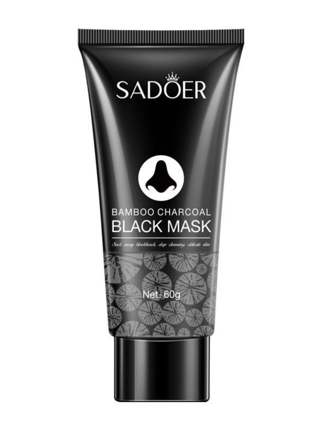 Чёрная маска-плёнка SADOER с бамбуковым углём от чёрных точек, 60 г