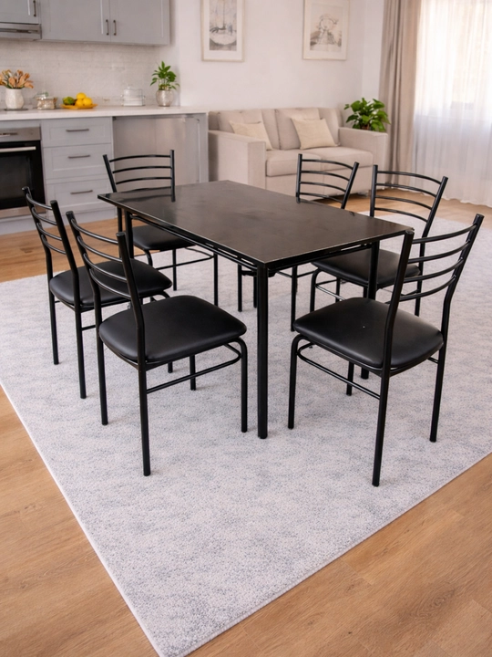 Akril stol usti + 4 ta stul - 