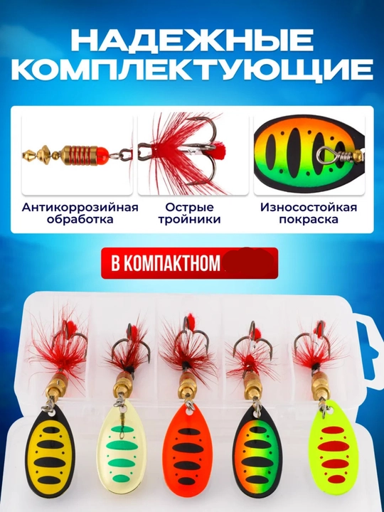 Shuka baliq ovlash uchun aylanma блесна (vertushka)