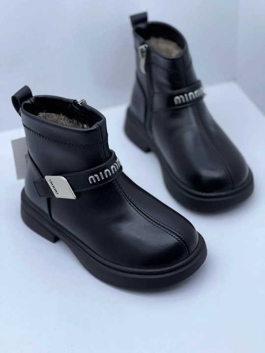 Детские зимние ботинки, с утеплителем и ремешком MINIMI